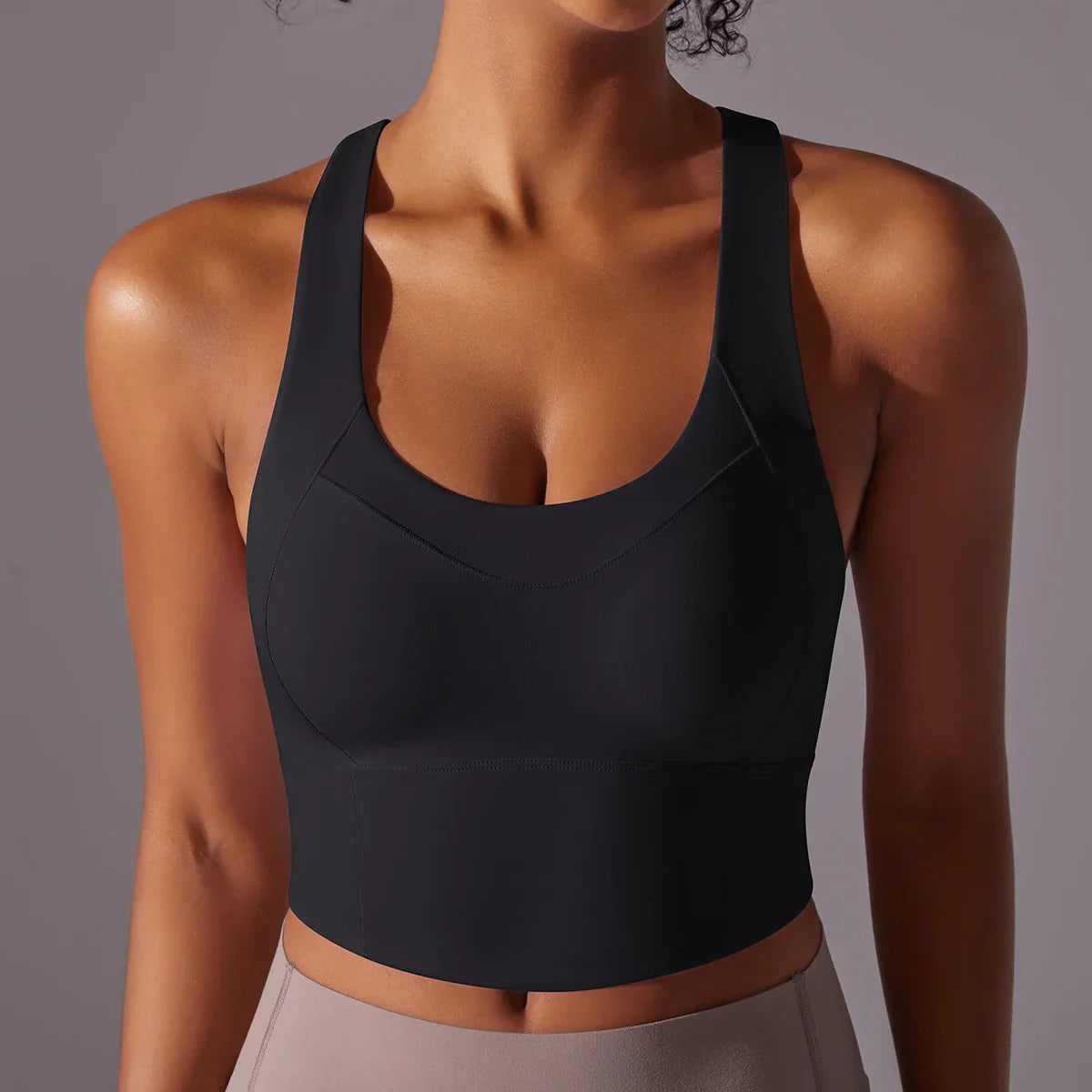 Heidi-Mode | Sportlicher Yoga-Bh mit Eng Anliegender Passform