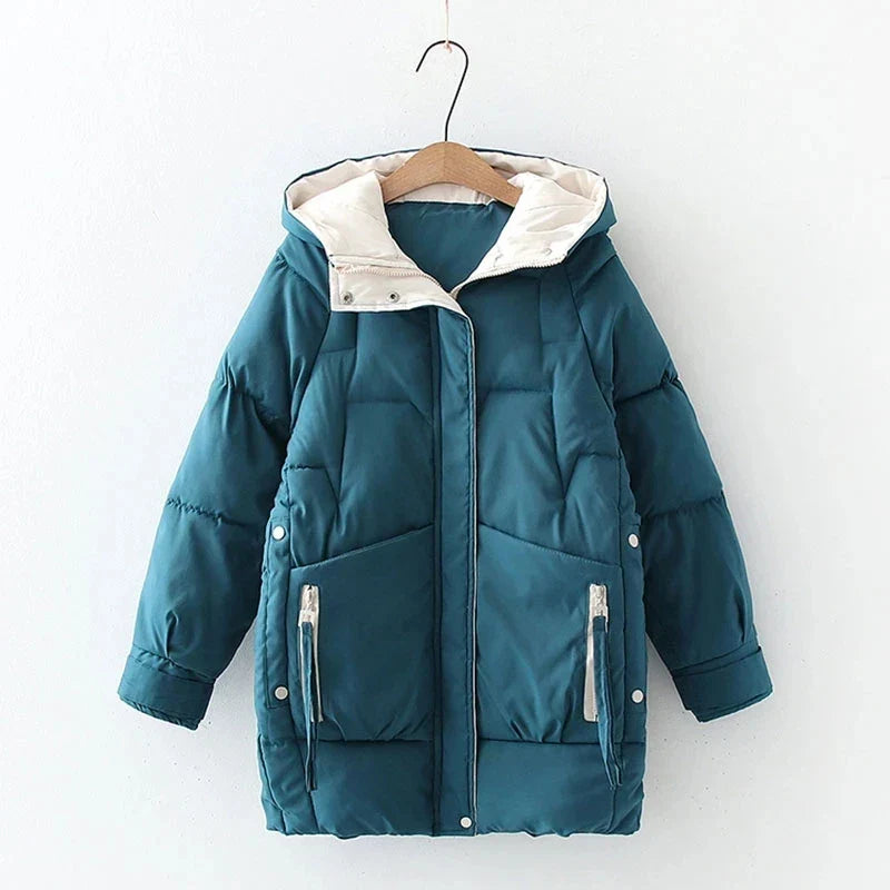 R&B | Oversized Winter Baumwoll Daunenjacke