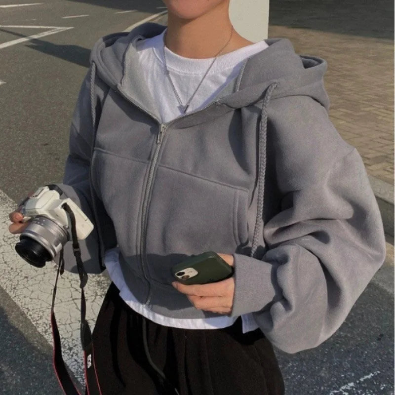 R&B | Klassische Gekürztes Sweatshirt für Frauen