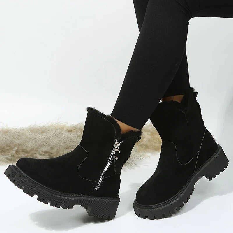 Maggie Wildleder Winterstiefel | Warm & Vielseitig R&B