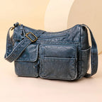 R&B | Jahrgang Luxe Schultertasche mit Mehreren Taschen