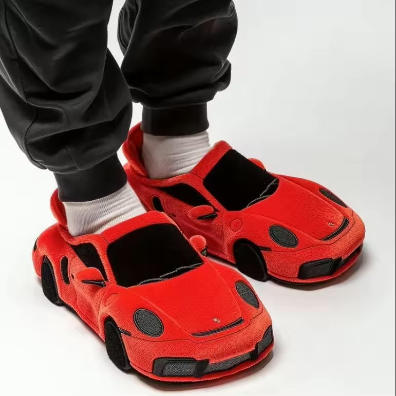 Damen Pantoffeln mit Auto-Inspiriertem Design & Rutschfester Sohle | R&B