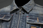 R&B | Lässige und stilvolle Herbst Vintage Jeansjacke für Herren