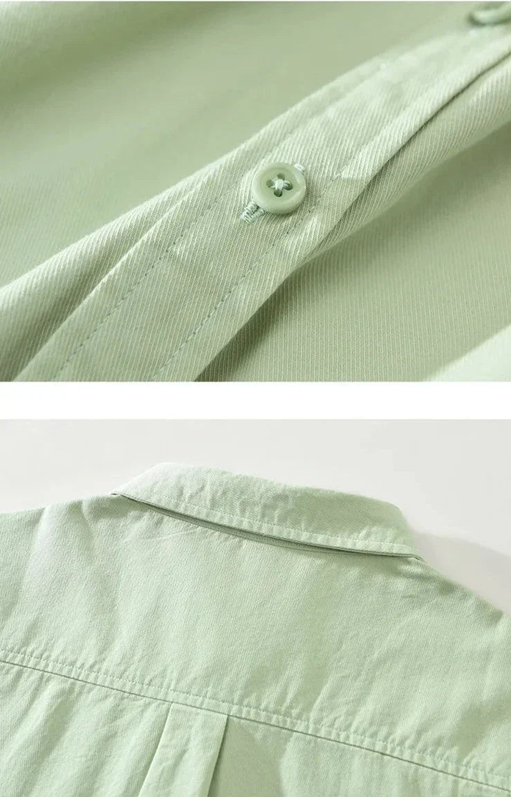 R&B | Lässige Langarmhemd Baumwolle Zeitloses Design