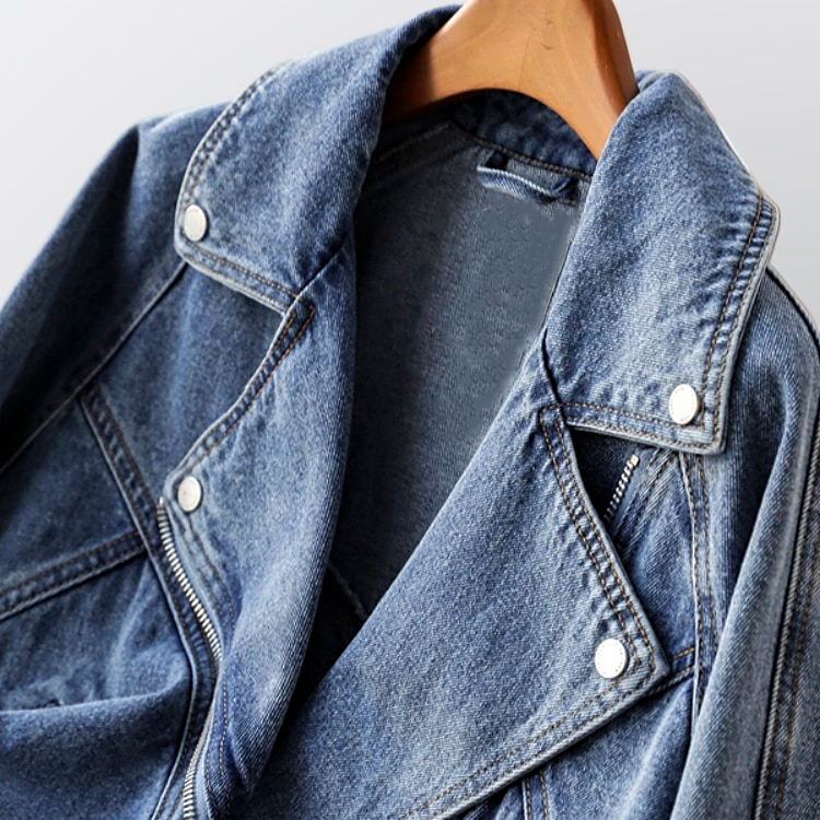 R&B | Weinlese Denimjacke