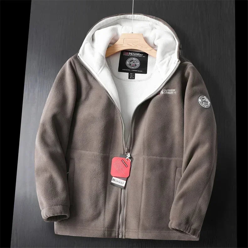 R&B | Extra warme Zip Kapuzenjacke