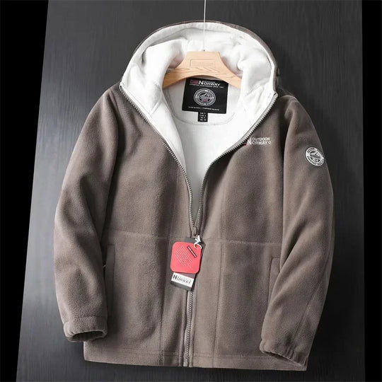 R&B | Extra warme Zip Kapuzenjacke