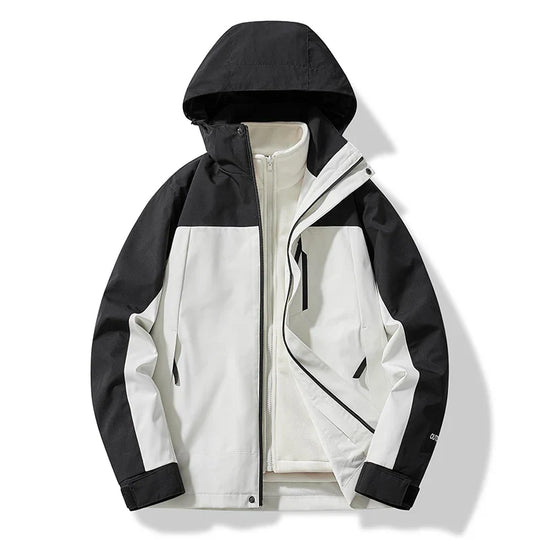 R&B | und Damen Skijacke mit Kapuze