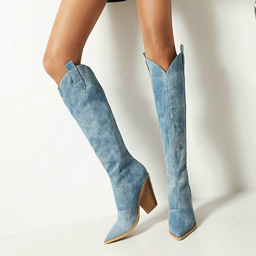 Kniehohe Stiefel