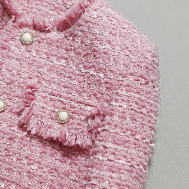 R&B | Jacke Aus Größem Tweed Herbst/Winter Socialite Quastendesign