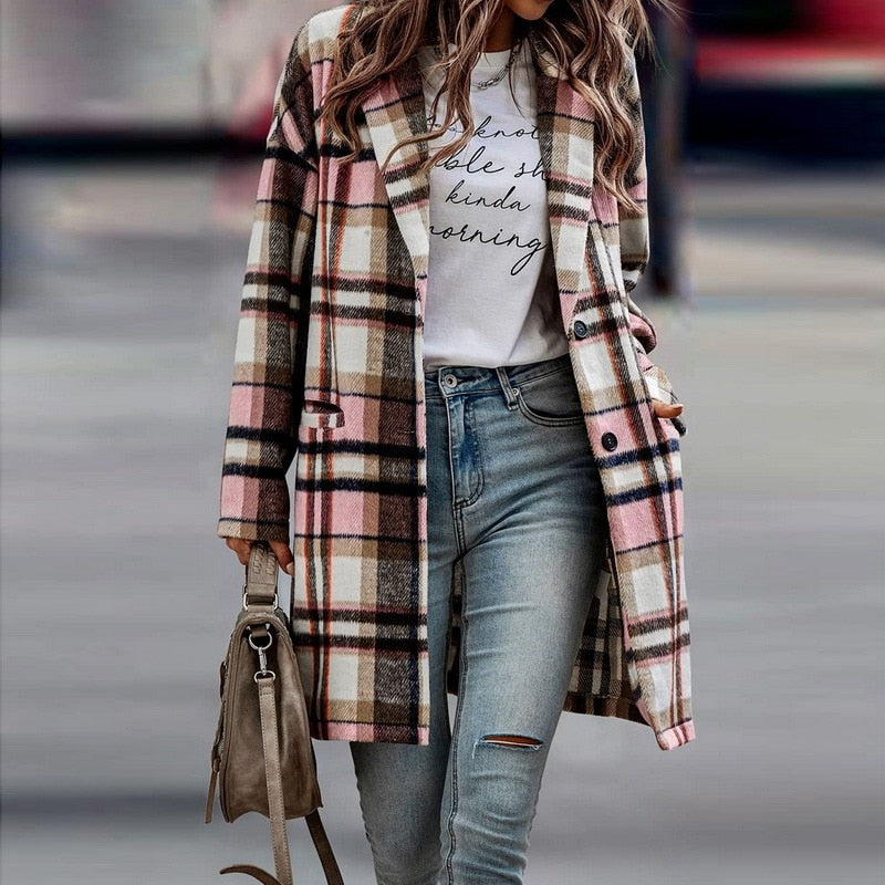 R&B | Karierte Jacke für Frauen