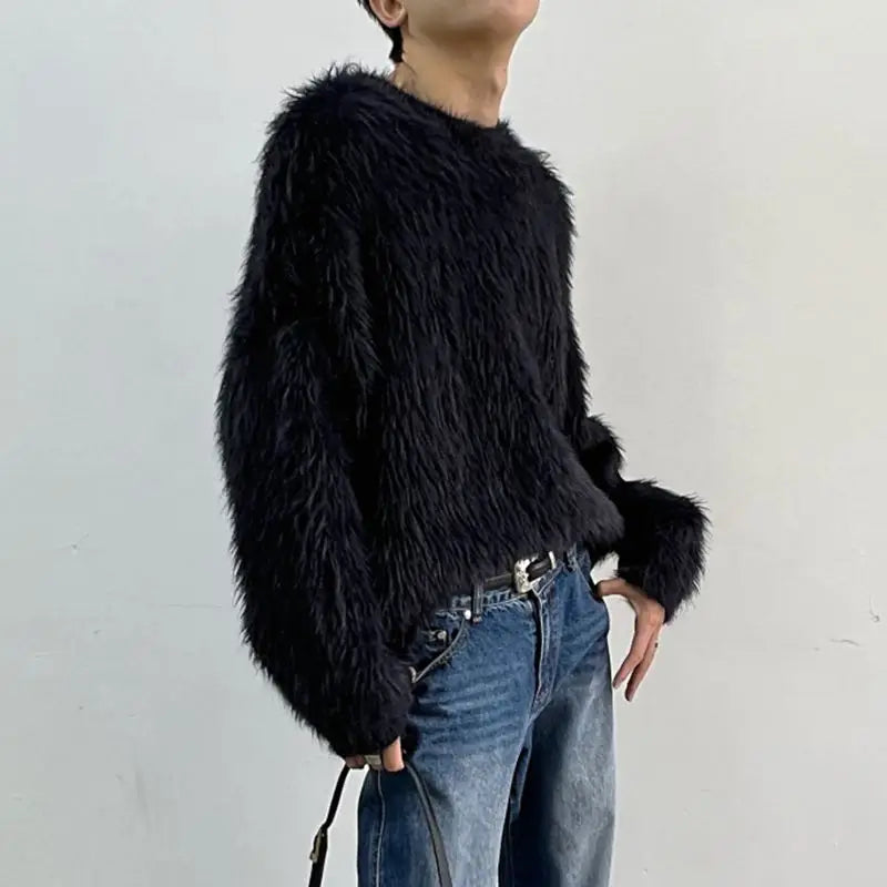 R&B | Luxus Lange Ärmel Einfarbig Pullover