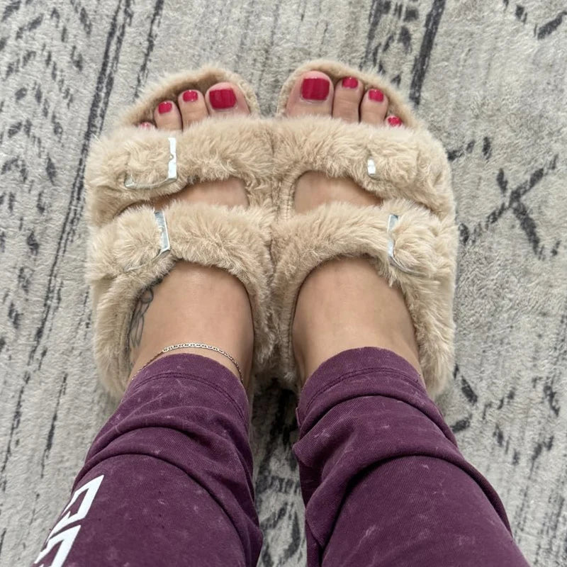 R&B | Chic Winter-Plüsch-Fellpantoffeln für Damen