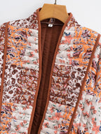 R&B | Wintermantel mit Blumenmuster