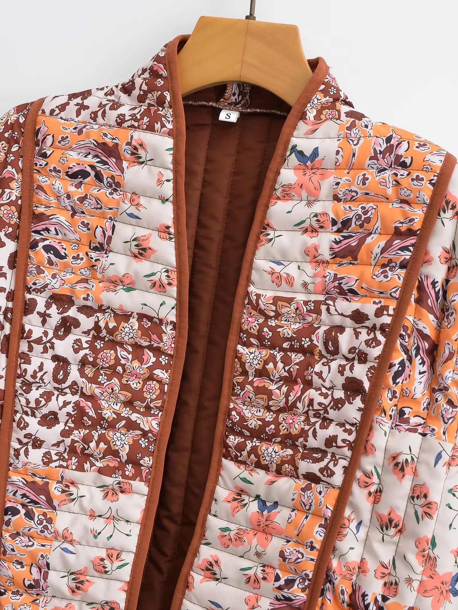 R&B | Wintermantel mit Blumenmuster