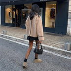 R&B | Fleece Jacke Beige Warm und Bequem