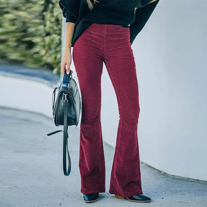 R&B | Frauen Corduroy Flare Hose