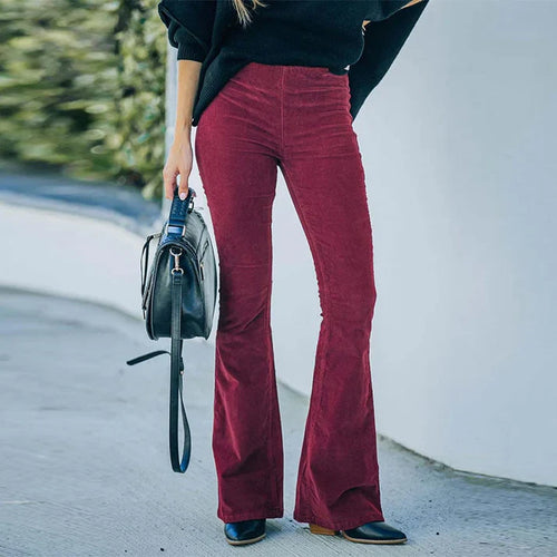 R&B | Frauen Corduroy Flare Hose