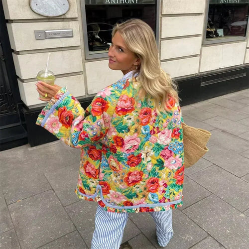 R&B | Blumenjacke mit Verspieltem Muster