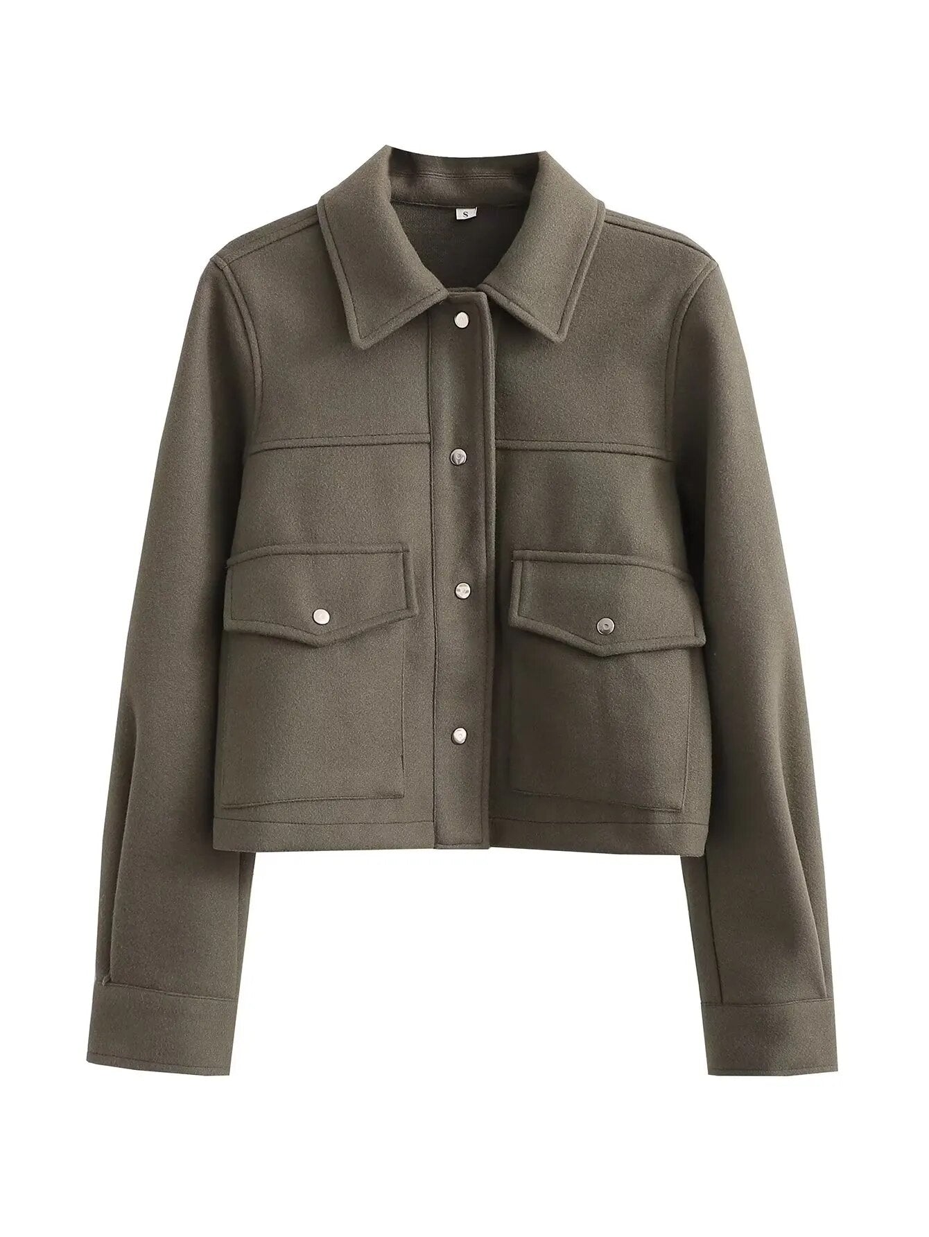 R&B | Elegante Jacke mit farbigem Kragen und HR&Be für Damen