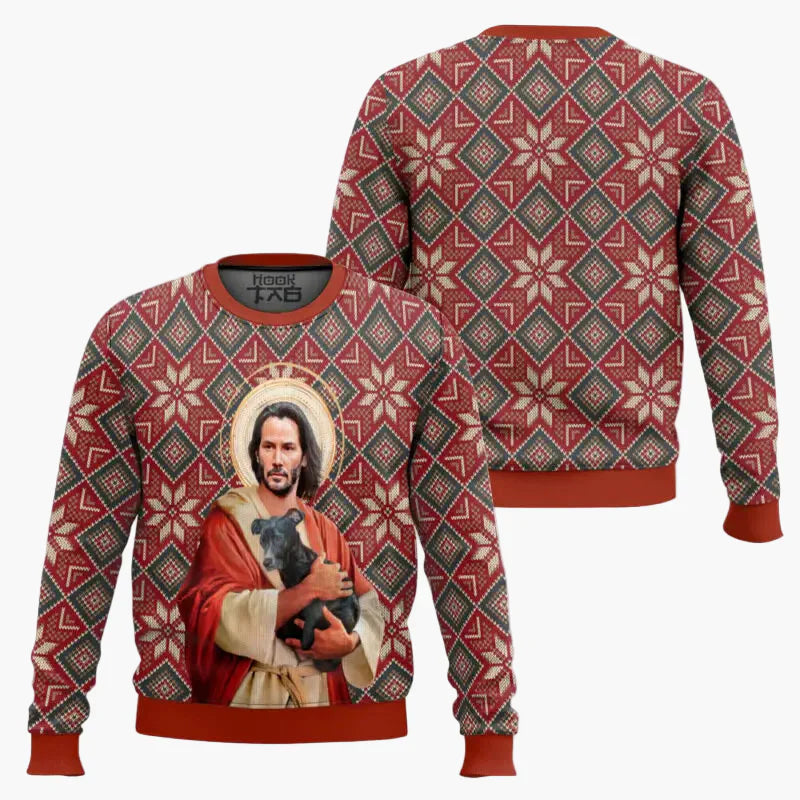 R&B | Hässlicher Weihnachtspullover - Lustiger "Wick-Mas" Pullover für Fans, Weihnachten, Party