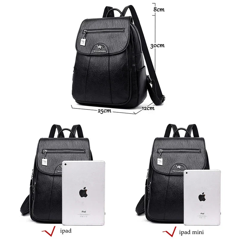 R&B | Diebstahlsicherer rucksack mit Großem Fassungsvermögen für Damen
