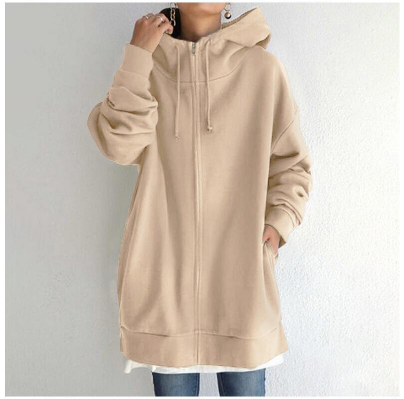 R&B - Lange Herbst Strickjacke