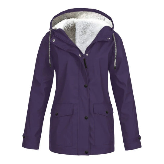 R&B | Wasserdichte Fleece-Hoodie-Jacke