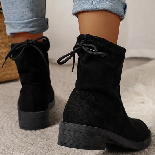 R&B | Niedrig Geschnittene Stiefeletten mit Schnürverschluß