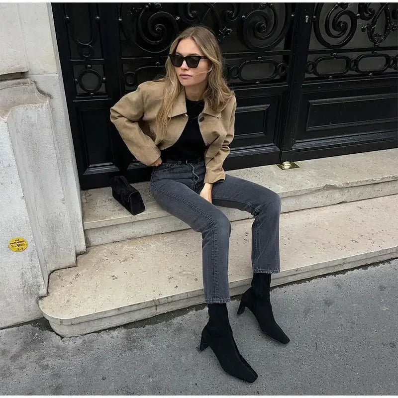 R&B | Damen Wildlederjacke