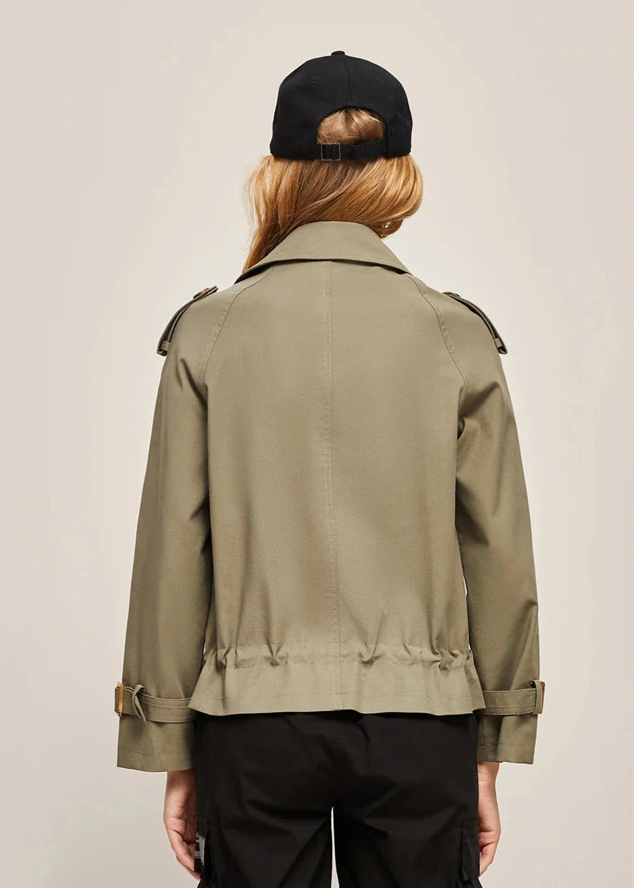 R&B | Doppelreihiger Trenchcoat für Damen - formelle und lässige Jacke