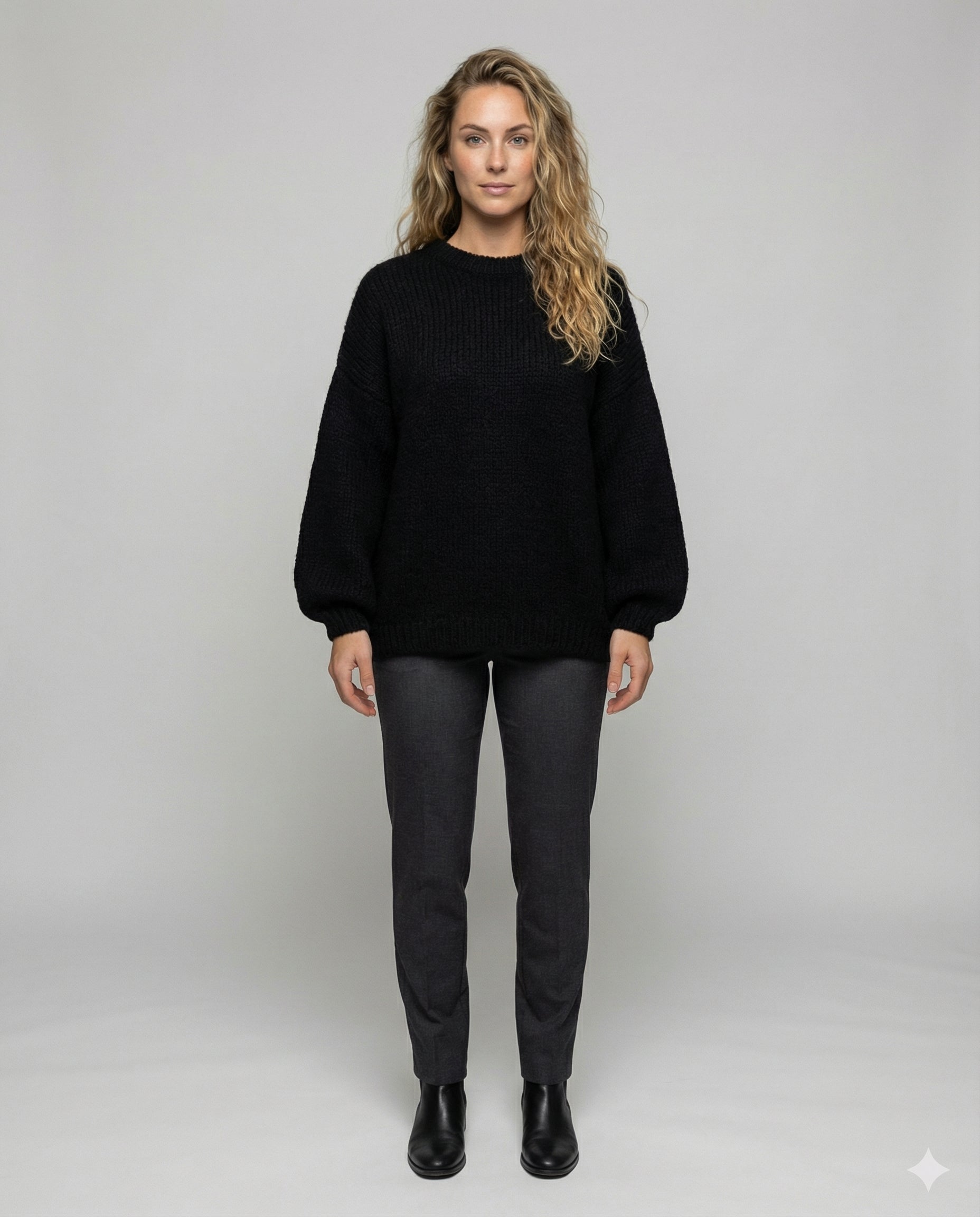Flauschiger Oversize Pullover Damen | R&B