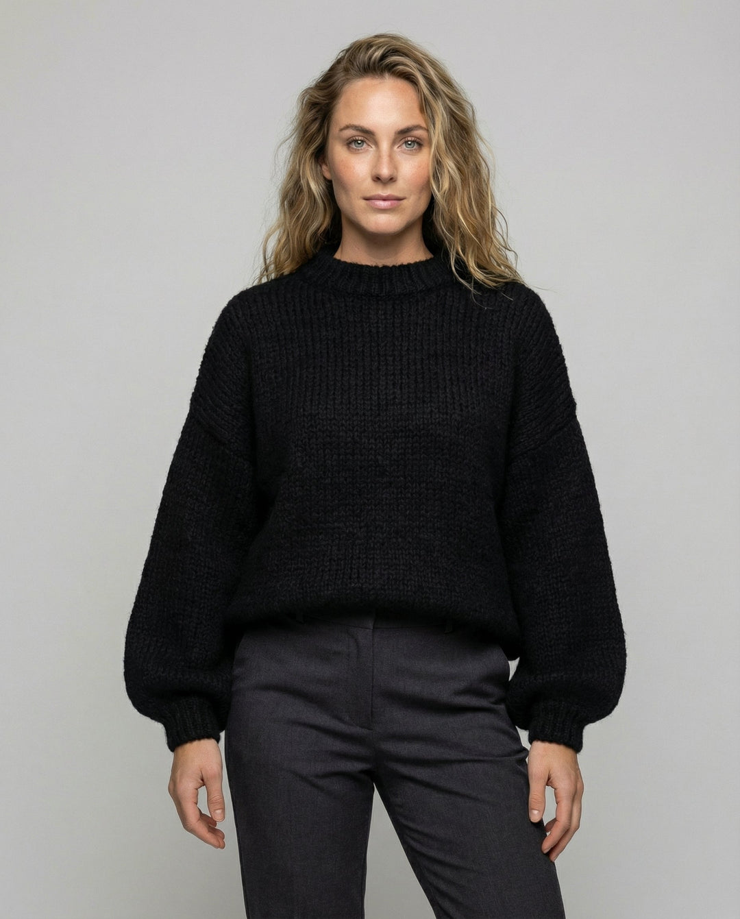 Flauschiger Oversize Pullover Damen | R&B
