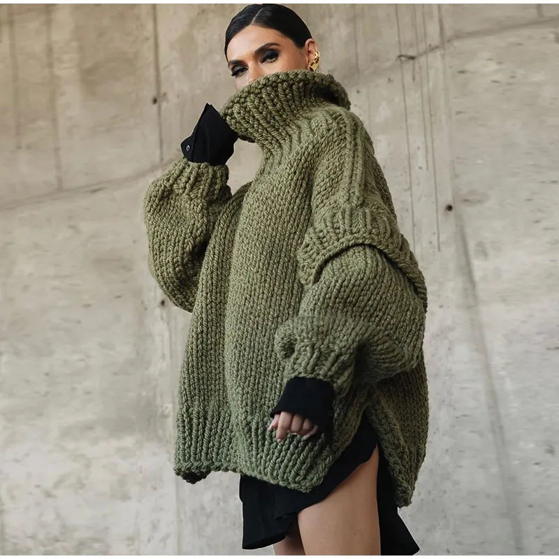 R&B | Chunky Strickpullover Oversized und Trendy Perfekt für Den Herbst