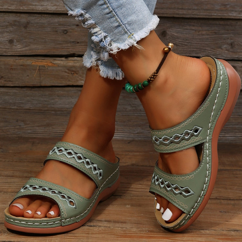 Heidi-Mode | Gepolsterte orthopädische Sandalen