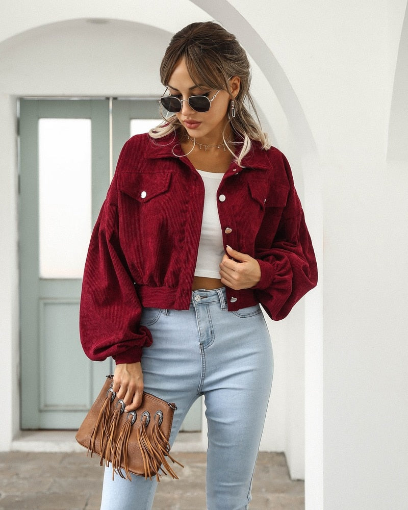 Heidi-Mode | Cord Kurzjacke