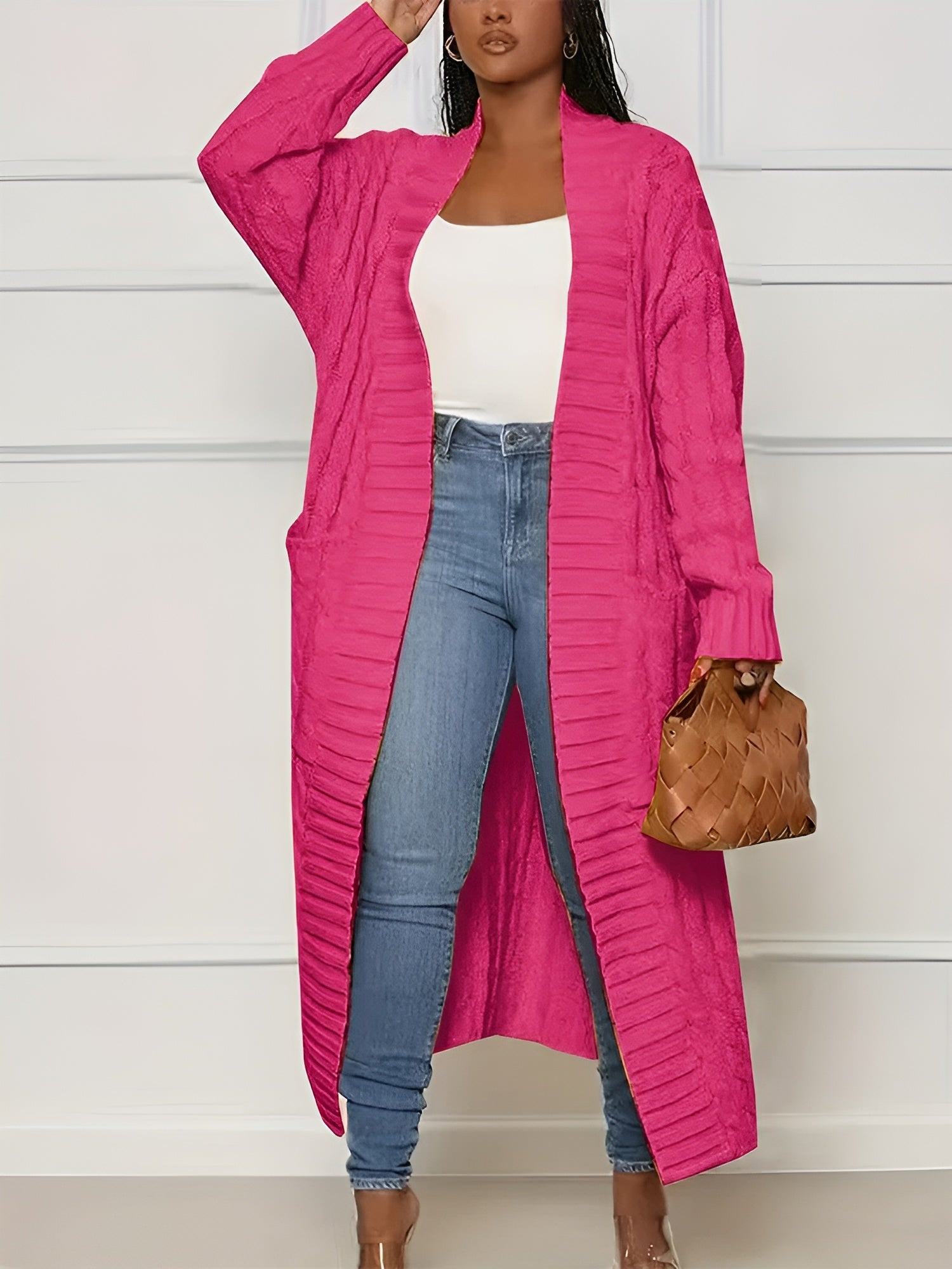 R&B | Gestickte Lange Damenjacke