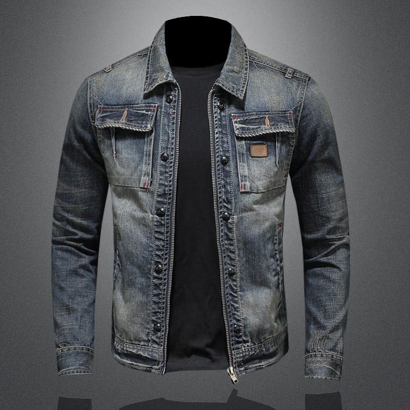 R&B | Midnight Fade Klassische Denimjacke