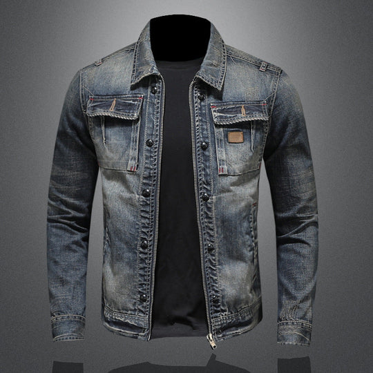 R&B | Midnight Fade Klassische Denimjacke