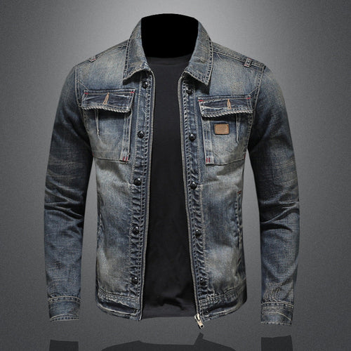 R&B | Midnight Fade Klassische Denimjacke