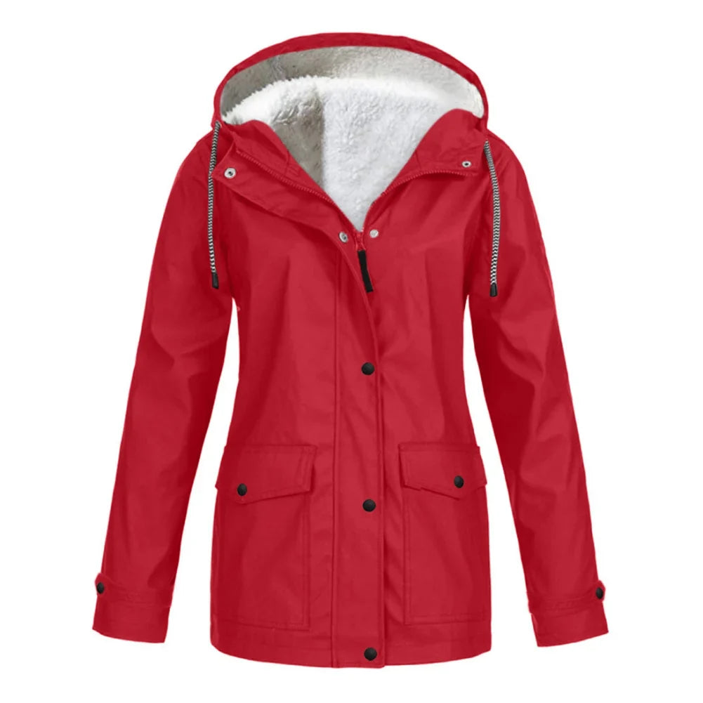 R&B | Wasserdichte Fleece-Hoodie-Jacke