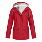 R&B | Wasserdichte Fleece-Hoodie-Jacke