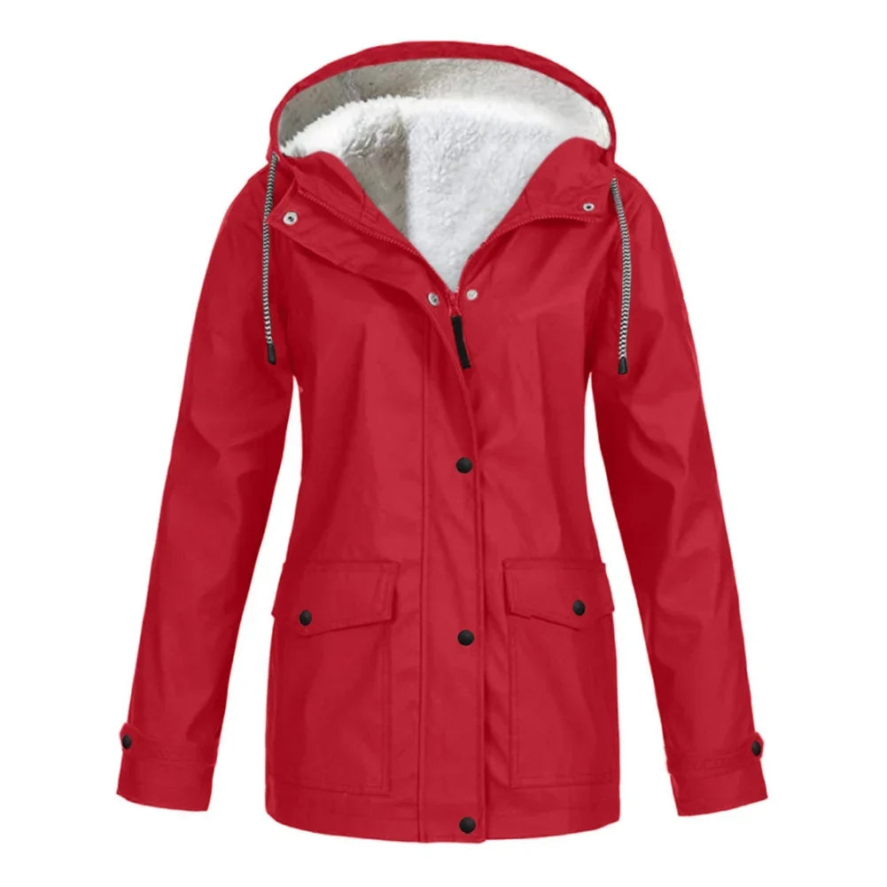 R&B | Wasserdichte Fleece-Hoodie-Jacke