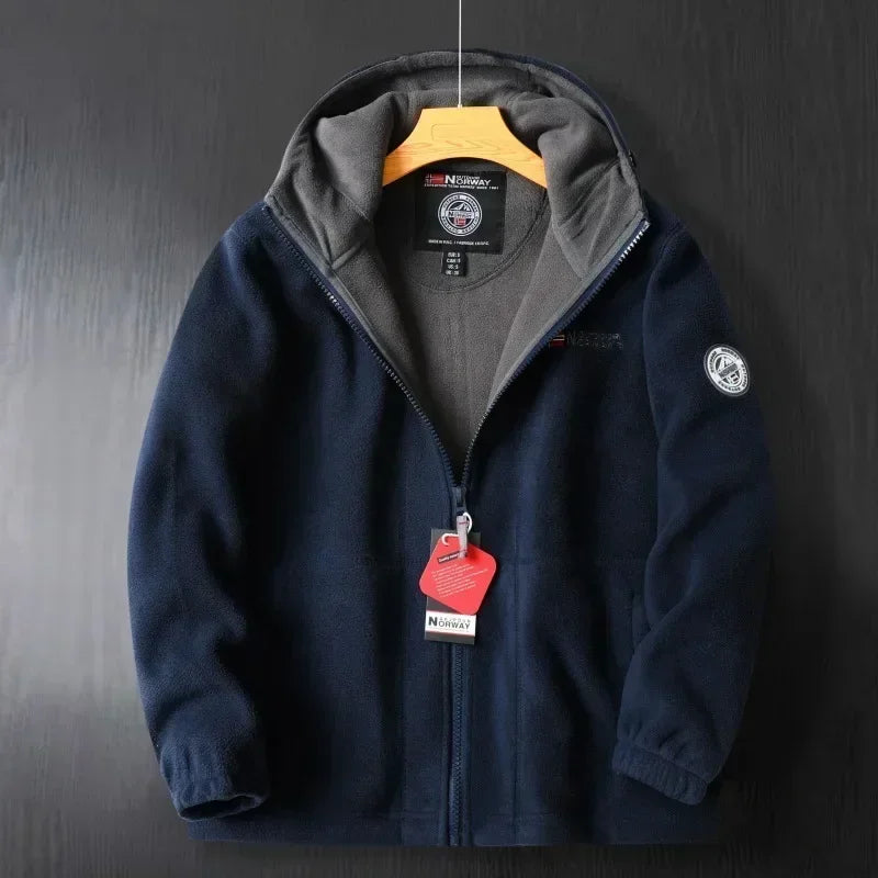 R&B | Extra warme Zip Kapuzenjacke