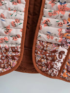 R&B | Wintermantel mit Blumenmuster