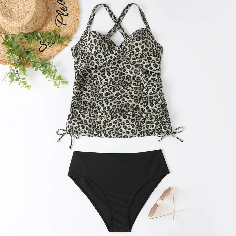 R&B | Zweiteilige Tankini Satz Stilvoll, Bequem & Figurschmeichelnd