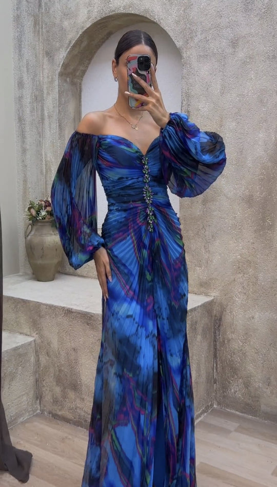 R&B | Kleid mit V-Ausschnitt