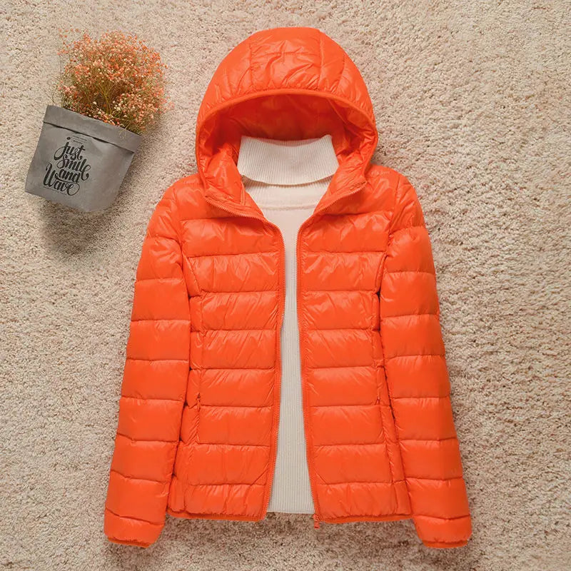 R&B | Winterjacke mit Reißverschluss und Kapuze und Langen Ärmeln - Winter