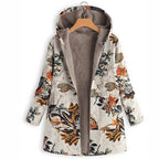 R&B | Warme Damenjacke Mit Blumenmuster