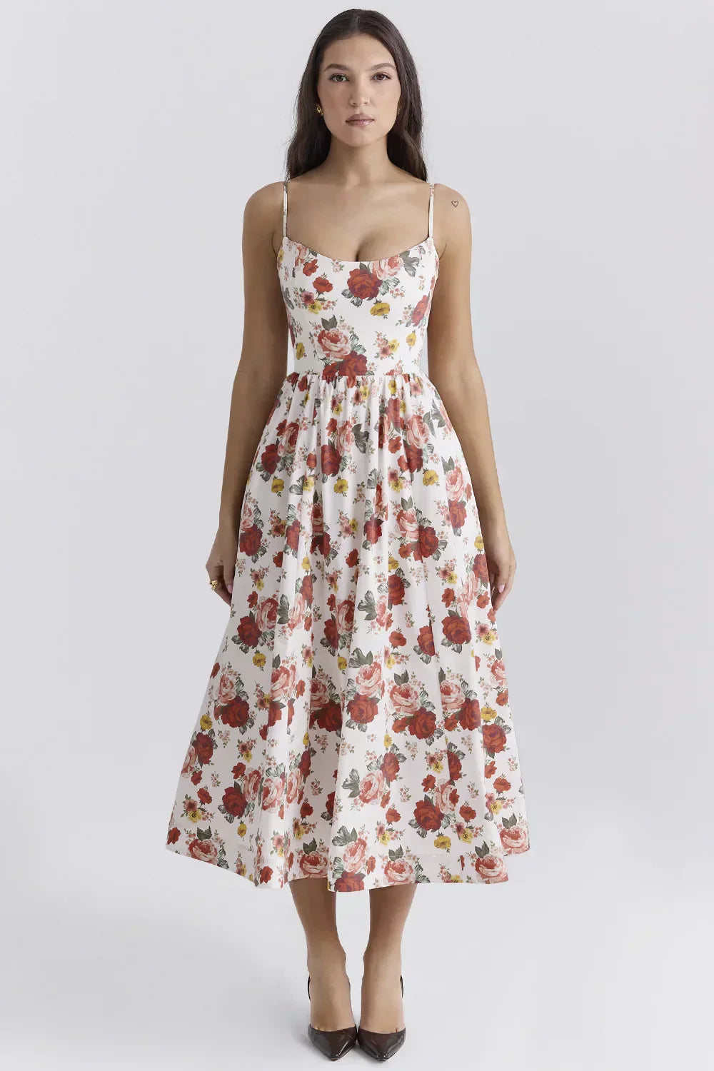R&B | Elegantes Midikleid Look